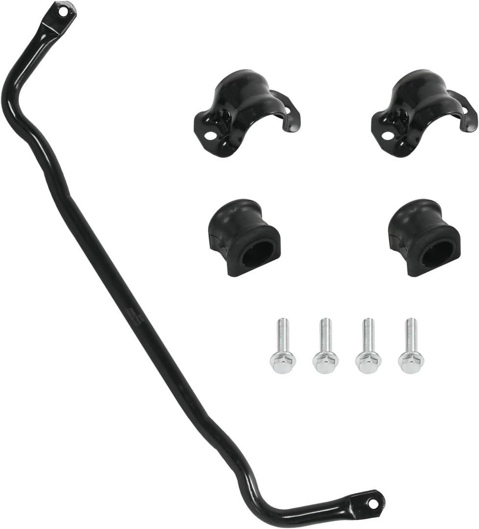 Front Suspension Stabilizer Bar Kit with Bushing Compatible with 2009-2010 Dodge Ram 1500, 2011-2018 Ram 1500, 2019-2022 Ram Classic 1500 4WD 55398938AC 55398938AB