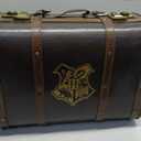 Harry Potter Hogwarts School Trunk - Large 17.5 Collectible Storage Chest with Hogwarts Crest - Official Wizarding World Prop Replica & Decorative Keepsake Box - Not for Travel Use