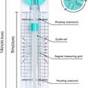 Paper Trimmer Craft Paper Cutter: 4 Style Multi-Function Scrapbooking Tool with Dial Blades of Straight,Wave,Dotted,Perforated,Creasing for Cutting Paper,Coupons,Photos,Postcards,Scrapbook,Card (Green)