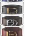 Belt Organizer, 5-Tier Acrylic Belt Storage & Holder for Closet - Clear Jewelry Organizer Case, Space Saving Display for Belts, Ties