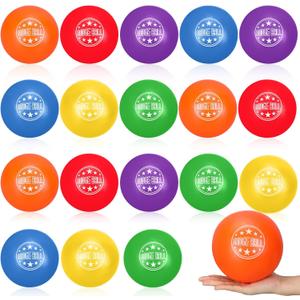 Jerify Foam Dodgeball Set 6 Inch Soft Skin Playground Dodgeballs Bulk, Low Density Foam for Non Sting Dodgeball Sports Equipment for Kids and Adults (Multicolor)
