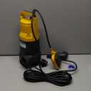 Acquaer 1HP Sump Pump 4948GPH Submersible Drain Pump with Automatic Float Switch, Remove Clean/Dirty Water for Basement, Hot Tub, Pools, Garden Pond