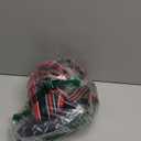 No Pull Dog Harness Adjustable Reflective Oxford Easy Control Medium Large Dog Harness with A Free Heavy Duty 5ft Dog Leash (L, Black/Red Harness+Leash)