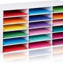 Fuutreo 1 Pc Classroom Construction Paper Storage,Notebook Line
