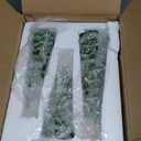 Best Choice Products Set of 3 XL Ceramic Christmas Trees, Pre-Lit Hand-Painted Tabletop Holiday Dcor w/Multicolor Bulbs, LED Lights  Green (Extra Large)