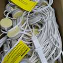 Brightever Permanent Outdoor Lights, Upgraded Warm White Outdoor Light 100FT with 72 LED Lighting, IP65 Waterproof Eaves Lights for Daily, Garden, TV Backlights, Christmas Decor, Dimmable