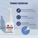 Super Glue for Silicone, Instantly Strong Adhesive for Silicone Rubber, Liquid Silicone, Car, TPU, TPR, TPE, Doll, Phone Case - Clear, Weatherproof, Heat-Resistant