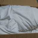 Bedsure Super King Comforter Set, White Soft Prewashed Bedding for All Seasons, 3 Pieces GentleSoft Bed Set, 1 Lightweight Comforter (120"x120") and 2 Pillowcases (20"x36")