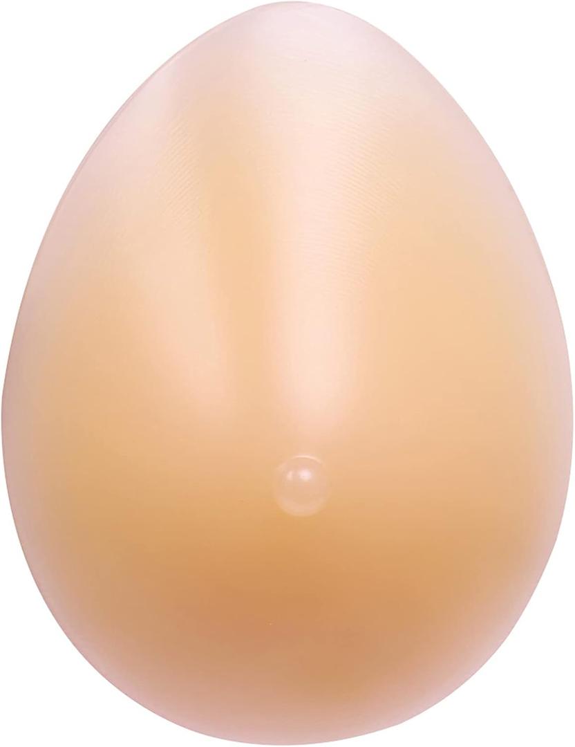 Silicone Breast Form Mastectomy Prosthesis Crossdress Transvestite Bra Enhancer Insert One Piece A B C D Cup, 400g(C Cup)