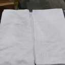 H.VERSAILTEX White Natural Linen Curtain Panels Energy Efficient Semi - Sheers Linen Curtains/Nickel Grommet Window Treatments Panels/Drapes (Set of 2, 52 by 96 Inch, Pure White)