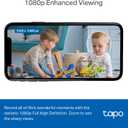 Tapo 1080P Indoor Wired Security Camera - Works as a Baby Monitor & Pet Camera, Motion Detection, 2-Way Audio, Siren, Night Vision, Subscription-Free Local Storage or Optional Cloud, C101