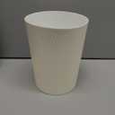 UUJOLY Small Trash Can Wastebasket Garbage Can Container Bins for Bathrooms, Laundry Room, Kitchens, Offices, Kids Rooms, Dorms (White) (1 Pack)