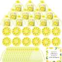 SiliFine 50 Set Lemon Soap Party Favors Bridal Shower Favors Lemon Shaped Soap Big Squeeze Wedding Gifts with Card and Yellow Bag for Bridal Party Baby Shower Decorations