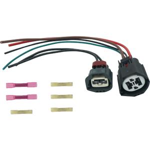 Cooling Fan Radiator Control Relay Module Connector Pigtail Wiring Harness Plug Fit Ford F-150 Focus Fusion Mustang Escape Taurus Lincoln MKZ MKX Mercury Milan Replace# 9U2Z14S411LB WPT-1361