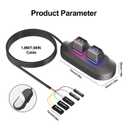 PC Power Button, Desktop External PC Power Switch, Mechanical Keyboard Switch Start On/Off/Reset for Computer Motherboard (1.8M)