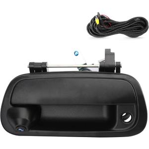 Backup Camera Tailgate Handle Compatible with Toyota Tundra 2000-2006 SR5 Base Limited, Reverse Back Up Camera Replace 819952028013, Rear View Camera 170 Wide-Angle