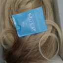 testar Long Straight Blonde Wigs for White Women Ombre Brown Blonde Silky Hair Synthetic Middle Part Wigs for Daily Use Lace Closure Natural Hairline 26 IN