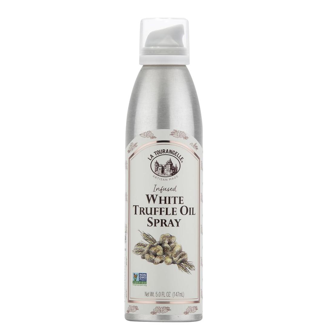 2 x La Tourangelle White Truffle Cooking Spray for Fries, Popcorn, 5 fl oz (EXP 12/09/27)