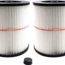 17816 filter for craftsman shop vac 17816 9-17816, 17816 vacuum filter fit 5 Gallon and Larger Vacuum Cleaner, 2pack
