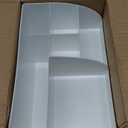 Makeup Organizer with Drawers, Cosmetic Storage for Dresser Vanity and Bathroom Countertop, Beauty Holder for Lipstick Brush, Skincare Organizer for Vanity, Cosmetic Display Case (White)