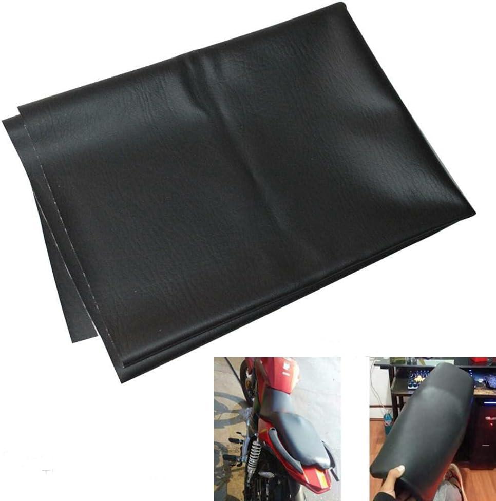 Motorcycle Seat Cover, Universal Motorcycle Flexible DIY Seat Protector 39.37 x 27.56 inch/100 x 70 cm Black