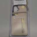 Asuwish Phone Case for Samsung Galaxy S24 FE 5G RFID Wallet Cell Zipper Cover with Tempered Glass Screen Protector Crossbody Strap Credit Card Holder Slot Stand S 24 EF AI S24FE 24S Women Men Beige