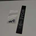 Acrylic Black Front License Plate Delete w/Move Over Laser Engraved for Subaru Vehicles