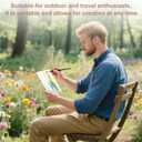 100 Pcs Textured Paper 4 x 6 inch, Cold Press Watercolor Paper 140lb/300 GSM,Textured Handmade Paper for Watercolors,Cards,Crafts,Wedding Invitations