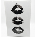 Stylish Black Lips Print for Wall Art Decor - Ideal for Powder Rooms, Dorm Rooms and Bedrooms, Preppy Black Lips Wall Poster for Women with Trendy and Stylish Designs, 23.5 x 15.5