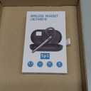 Bluetooth Headset V5.3, Wireless Bluetooth Earpiece with 600mAh Charging Case, 110H Playtime, Hands Free Headset for Cell Phone and Computer with Built-in Microphone for Work Trucker Office