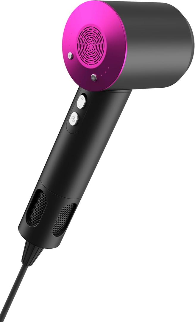 Kupaky Hair Dryer, Ionic Blow Dryer, 150, 000 RPM Professional Hairdryer for Fast Drying, 3 Temps 3 Speeds Portable Hair Blow Dryer with Magnetic Nozzle, Hairdryer for Women Man All Hair Types