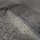 Fluffy Rug Shaggy Area Rug, Grey 5x8 Area Rugs for Bedroom, Small Bedside Rug, Soft Fluffy Shaggy Entryway Throw Rugs for Living Room Bedroom Kids Room Home Decor