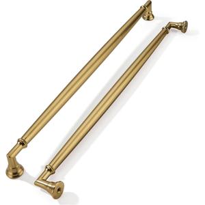khtumeware 10 Pack 10 Inch(256mm) Champagne Bronze Cabinet Pulls Heavy Duty Soild Satin Brass Cabinet Handles Kitchen Cabinet Hardware for Cupboard Drawer Handles Dresser Pulls