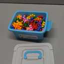 TOMYOU 200 Pieces Building Blocks Kids STEM Toys Educational Discs Sets Interlocking Solid Plastic for Preschool Boys and Girls Aged 3+, Safe Material Creativity