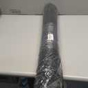 OLANLY Indoor Outdoor Mat, Sturdy Natural Rubber Floor Mat, Non Slip Low Profile Waterproof Doormat, and Stain Front Door Mats, Easy Clean Patio Entrance Mat, 48''x32'', Grey