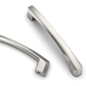 Asidrama 10 Pack 4 Inch(102mm) Brushed Satin Nickel Kitchen Cabinet Handles, Cabinet Pulls Kitchen Cabinet Hardware for Cupboard Drawer Pulls