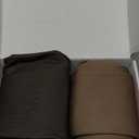 HONGTEYA 2 Pairs Fleece Lined Tights Women - Warm Sheer Pantyhose Fake Translucent Tights Winter Thermal Leggings, L, Blaack & Coffee