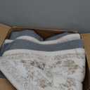 8x10 Washable Neutral Area Rug Beige Vintage Living Room Bedroom Carpet Non-Slip Soft Low Pile Floral Indoor Large Throw Rug for Dining Room Office