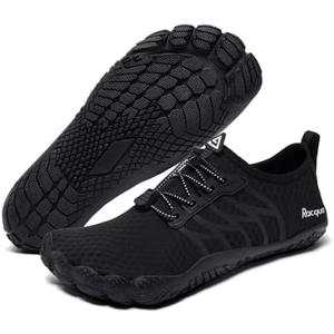Racqua Water Shoes Quick-Dry Swim Shoes Breathable Lightweight Beach Shoes Pool Barefoot Aqua for Women Men Size 38