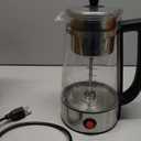 Percolator Coffee Pot Electric Coffee Maker, Brews 2–10 Cups, Auto Keep Warm, Stainless Steel Basket, Borosilicate Glass, Easy-Pour Spout, Cool-Touch Handle