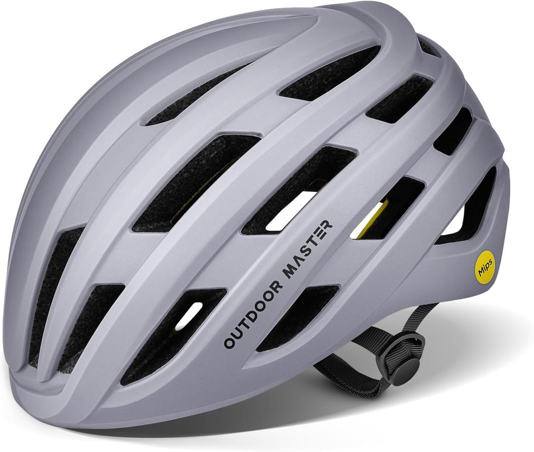 OutdoorMaster MIPS Bike Helmet for Adults-Two Removable Liners & Ventilation in Multi-Environment - Road Bicycle Helmets in Mountain, Motorway for Youth & Adult (Small)