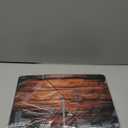 Wood Grain Book Stand 2-Piece Acrylic Book Holder12.5 x 9.5X 5.5 in Reading Open Large Display Stand for Cookbook Art Book Bible Guest Book Coffee Table