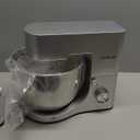 COOKLEE Stand Mixer, 9.5 Qt. 660W 10-Speed Electric Kitchen Mixer with Dishwasher-Safe Dough Hooks, Flat Beaters, Wire Whip & Pouring Shield Attachments for Most Home Cooks, Silver