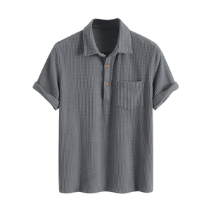 ZAFUL Men's Casual Button-Down Shirts Short Sleeve Striped Dress Shirts Button Down Tops L