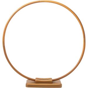 Fun Express 27" Round Centerpiece Gold Plastic Tabletop Frame Decoration