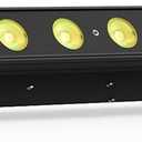 LED Stage Wash Light Bar - 120W 18 4IN1 RGBW Individually Controlled LED - 114 Chase Programs & 15 Static Colors - DMX Sound Active Uplight for Events DJ Church Wedding Parties Live Show