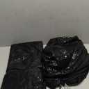 Fanqisi Arch Cover Set of 3 Black Arch Backdrop Covers 6FT, 6.6FT, 7.2FT Sparkly Fabric Backdrop Covers for Halloween Party Ceremony Decorations