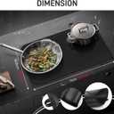 Fireproof Stove Top Covers for Electric Stove,28"x20" Heat Resistant Glass Top Stove Cover Protector,Silicone Coated Fiberglass Stove Top Mat for Prevents Scratching(Black)