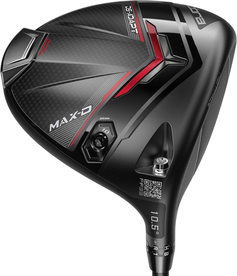 Cobra Golf DS-Adapt MAX-D Driver – Men’s Golf Driver with FutureFit33 Adjustable Loft & Lie, H.O.T. Face Technology