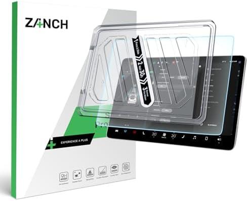 Zanch Tesla Screen Protector [Anti-Glare, No Fingerprints, Easy-Install], 9H Matte Tempered Glass Compatible with Model Y (2020-2025) / Model 3 (2017-2023) Tesla Accessories 2025 [1 Pack]